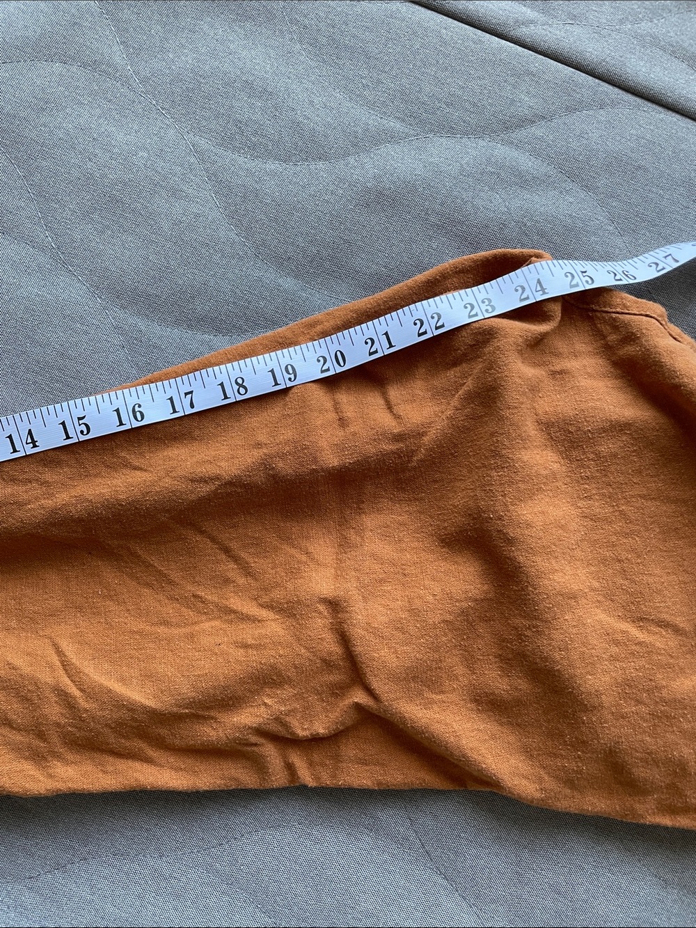 Old Navy Rust Orange Drawstring Linen-blend Joggers - Picture 7 of 9